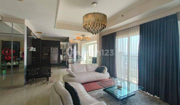 Dijual Apartemen Pakuwon Indah Water Place Penthouse Full Furnish Bagus 2 Bedroom Surabaya Barat . 1