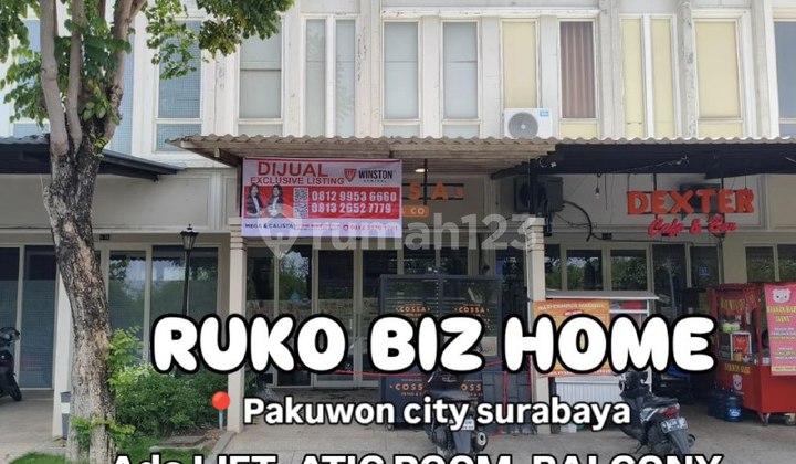 Ruko Pakuwon City Bizhome Ada Lift, Atic Room, Balcony Samping Ruko Berverly Hill Surabaya Ruko Pakuwon City Bizhome Ada Lift, Atic Room, Balcony Samping Ruko Berverly Hill Surabaya
