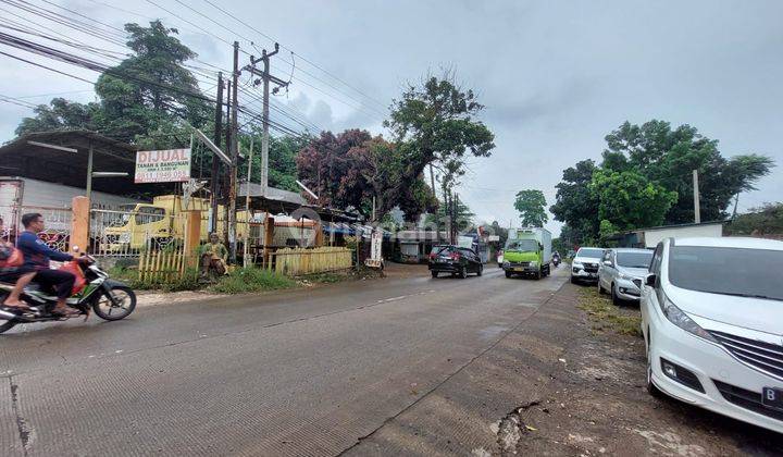 Tanah Tepi Jalan Raya Ciangsana 10 Menit Jalan Alternatif Cibubur 2