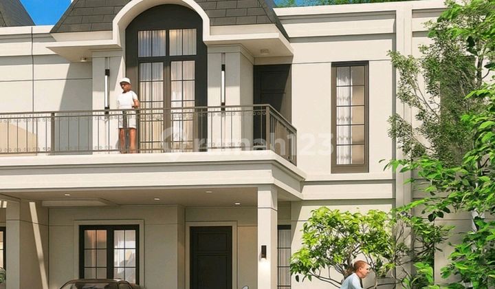 Rumah American Classic, Brand New, Posisi Hoek, Lokasi Strategis; Hanya 1 Menit Menuju Akses Tol, Stasiun KRL, Mall, Rspib, Dll di Mahagoni Park, Graha Bintaro