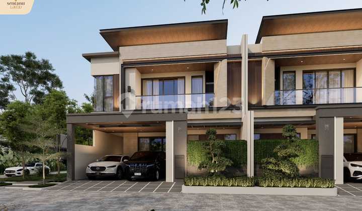 New Building, Semi Furnished * Kitchen Set, Etc., Strategic Location; Near Toll Access, KRL Station, Modern Market, Business & Banking Center, Etc. in Cluster Griya Loka, BSD, South Tangerang 2