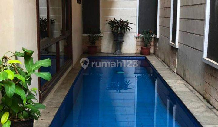 Rumah Bagus ada Kolam Renang di cluster Kamboja Town House, Jl.Pejaten Barat, Pasar Minggu, JakSel 1