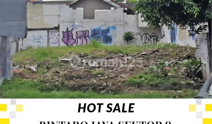 Turun Harga! Kavling Siap Bangun, Lokasi Strategis; Dekat Akses Tol, Stasiun KRL, Mall, Rs, Sekolah, Dll di Permata, Bintaro Jaya Sektor 9