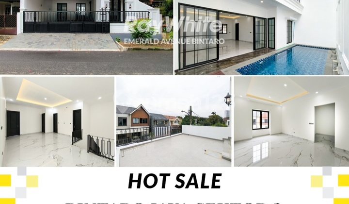 Rumah Modern, Banguna Baru, Lokasi Strategis; Dekat Akses Tol, Rs, Mall, Dll di Jl. Camar., Bintaro Jaya Sektor 3 2