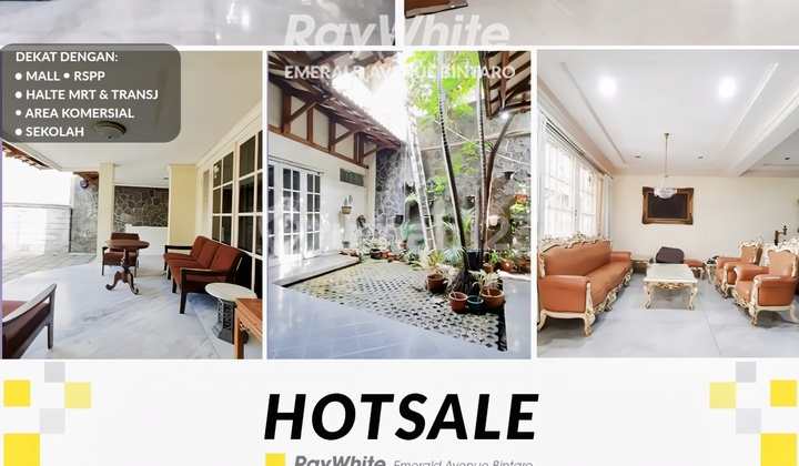 Ready-to-Occupy House in a Strategic Location Near Commercial Area, MRT Station, TransJakarta, RSPP, Mall, etc. on Jl. Hang Lekiu, Kebayoran Baru, South Jakarta. 2