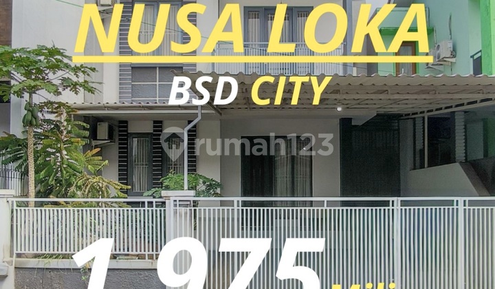 Price Drop!! Ma'am, Below Market Price! Cheap!!! Just 1 Minute to Toll Gate, Pamod BSD, Schools, Etc. on Jl. Nusa Loka, BSD City. 2