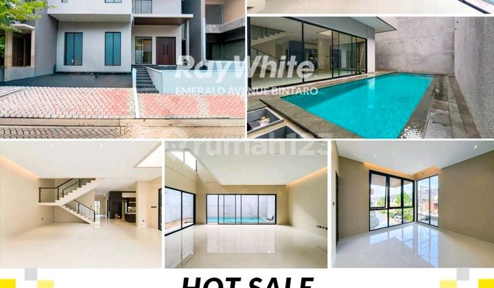 Rumah Baru Selesai Bangun, Modern, Lokasi Strategis; Dekat Akses Tol; Stasiun KRL, Mall, Rs, Dll di Kebayoran Residence, Bintaro Jaya Rumah Baru Selesai Bangun, Modern, Lokasi Strategis; Dekat Akses Tol; Stasiun KRL, Mall, Rs, Dll di Kebayoran Residence, Bintaro Jaya