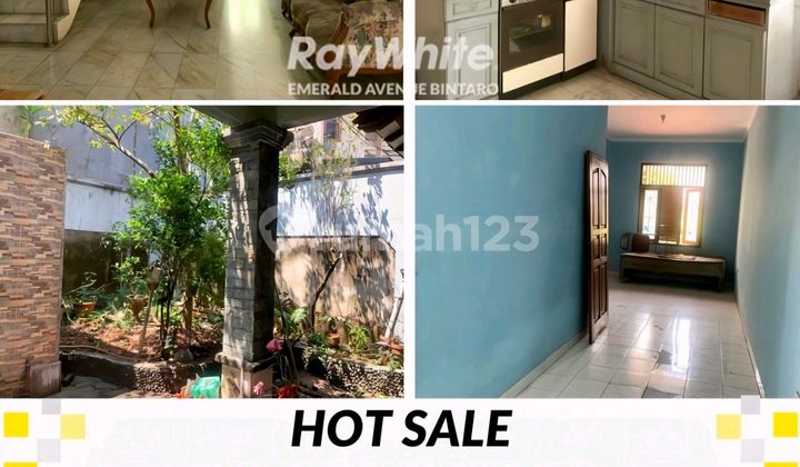Dijual Cepat Rumah Luas!! Murah!! Lokasi Strategis; Dekat Akses Tol, Stasiun KRL, Mall, Rs, Sekolah, Dll Rumah di Jl. Camar, Bintaro Jaya Sektor 3
