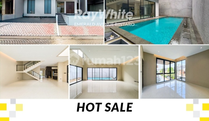 Turun Harga! Rumah Baru, Luxury Modern * Swimming Pool * Hanya 2 Menit Menuju Pintu Tol, Stasiun KRL, Rspib, Bxc Mall, Transpark, Dll di Custer Premium Kebayoran Residence, Bintaro Sektor 7 Turun Harga! Rumah Baru, Luxury Modern * Swimming Pool * Hanya 2 Menit Menuju Pintu Tol, Stasiun KRL, Rspib, Bxc Mall, Transpark, Dll di Custer Premium Kebayoran Residence, Bintaro Sektor 7