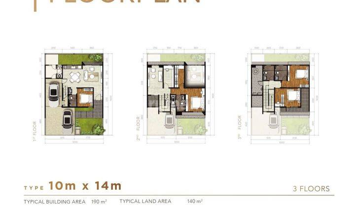 Rumah 3lt 10x14 140m Type 4KT Cluster Maninjau Asya Jgc Jakarta Garden City 2