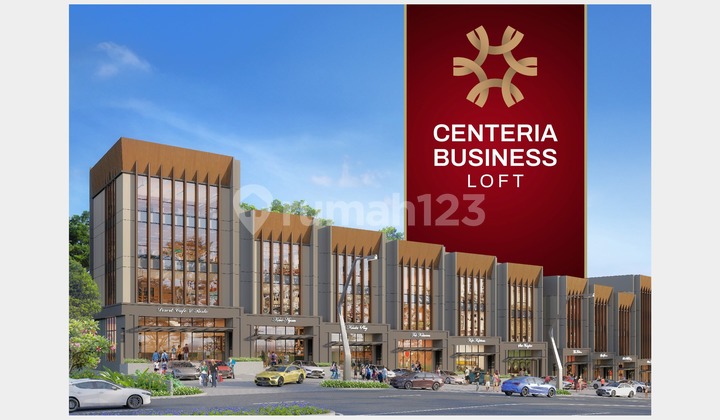 Limited Brand New Ruko 3 Floors 120M 8X15 Centeria Business Loft Boulevard Utama Summarecon Bogor Sumbog