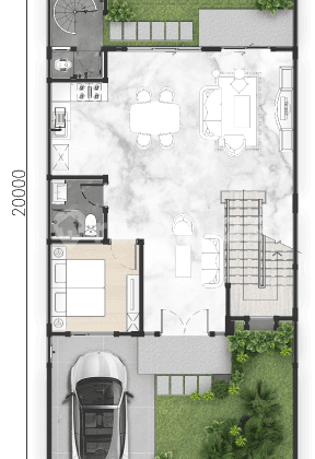 Disewa Cepat Rumah Golf Island Uk 8x20 Brand New 2