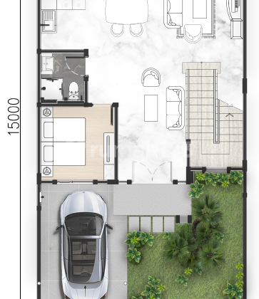 DISEWAKAN RUMAH GOLF ISLAND UK8X15 SIAP HUNI 2