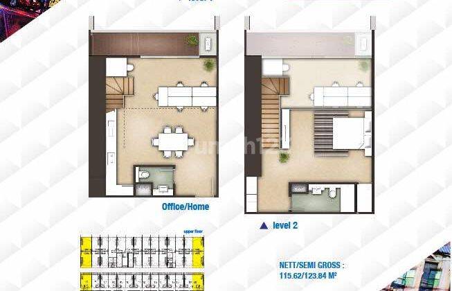 Jual Neo Soho Podomoro City Central Park Type Ebony Multifungsi 1