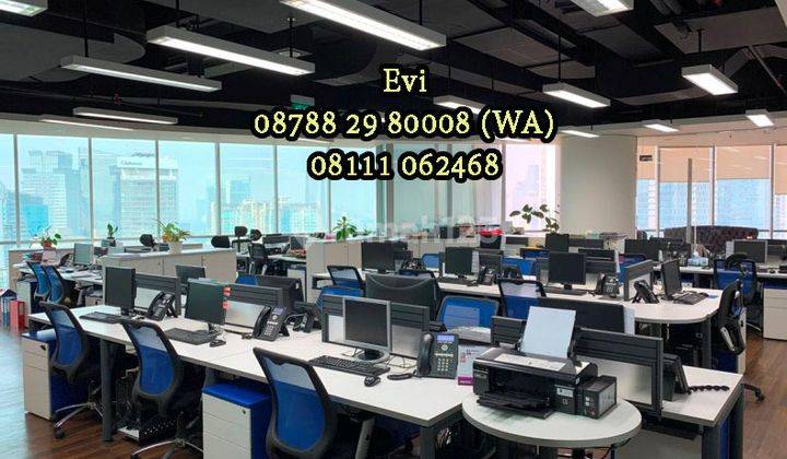 Dijual Ruang Kantor Axa Tower Kuningan Lantai Tinggi Furnished 2