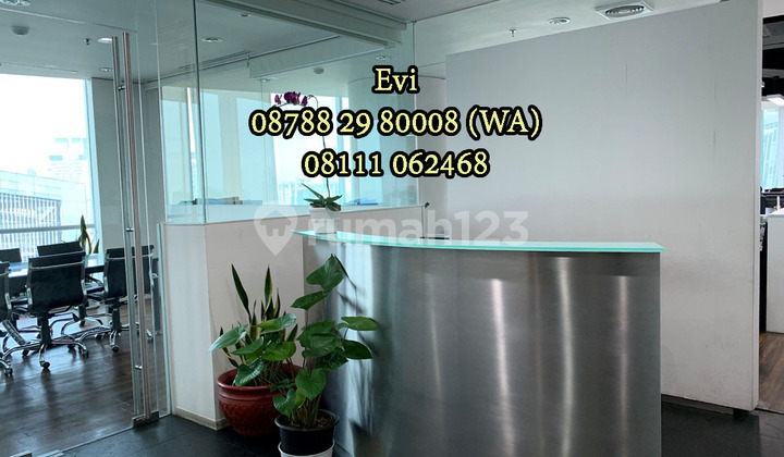 Sewa Ruang Kantor Axa Tower Kuningan Lantai Tinggi Full Furnished