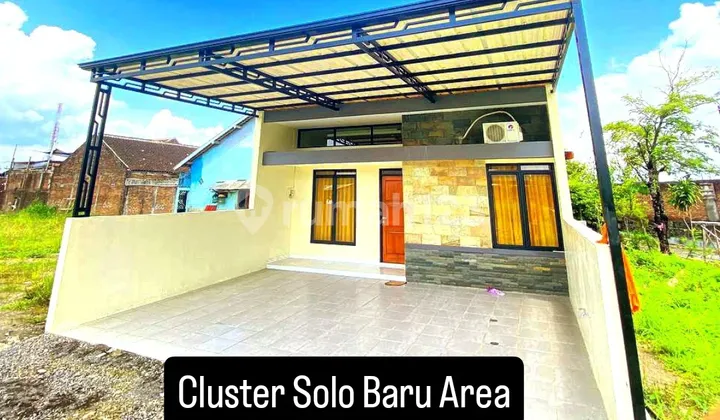 Rumah Cantik Di Perumahan Cluster Solo Baru Harga Promo