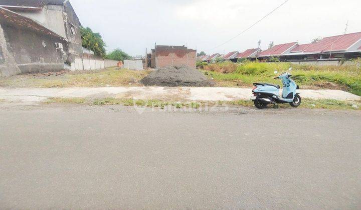 Tanah kavling paling depan di perumahan Kartasura Ngemplak 1