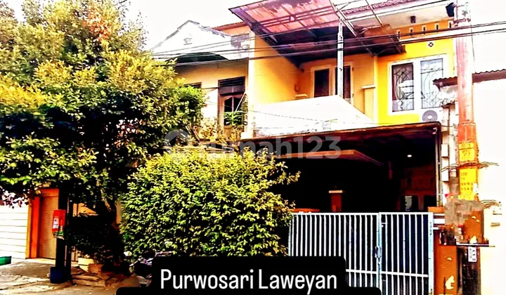 Rumah Purwosari Laweyan Pinggir Jalan Utama Turun Harga