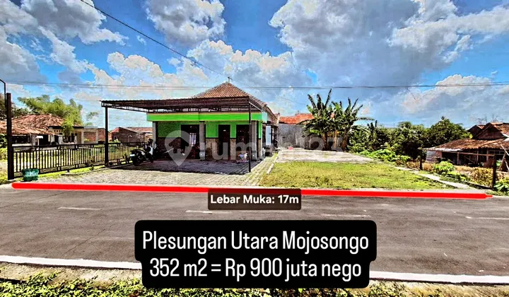 Rumah Lahan Luas 352 M2 Di Plesungan Utara Mojosongo 1