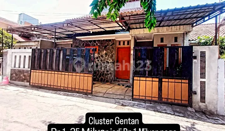 Rumah Di Gentan Area Lahan Luas 168 M2 Turun Harga