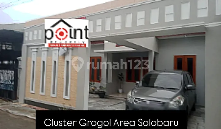Rumah, Cantik di Perumahan Cluster Telukan Area Solobaru