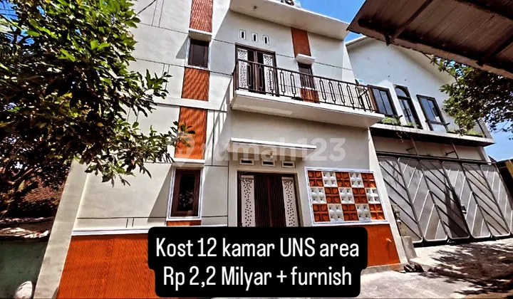 Kost 12 Kamar Dekat Kampus Uns Full Furnish