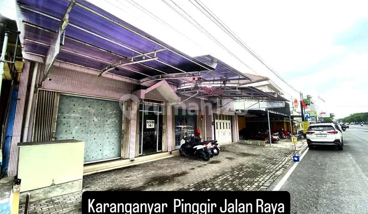 Rumah Plus Toko Pinggir Jalan Raya Di Karanganyar Kota