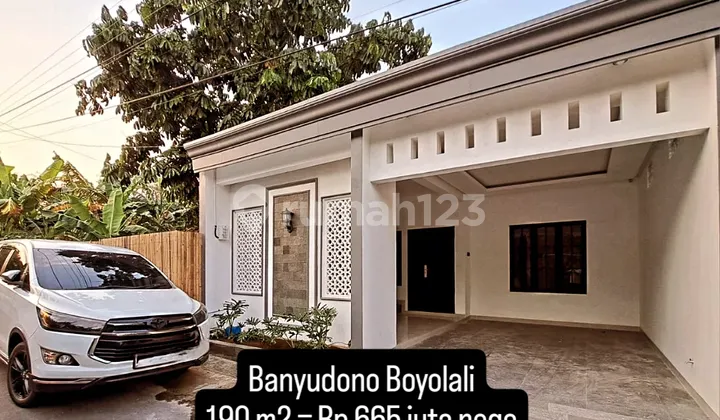 Rumah Cantik Lahan Luas 190 M2 Di Banyudono Boyolali