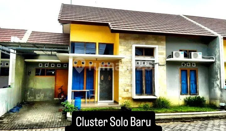 Rumah Cluster di Solo Baru Belakang Pakuwon Mall