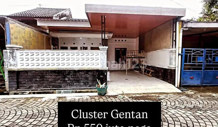 Rumah Cantik di Perumahan Cluster Gentan Area