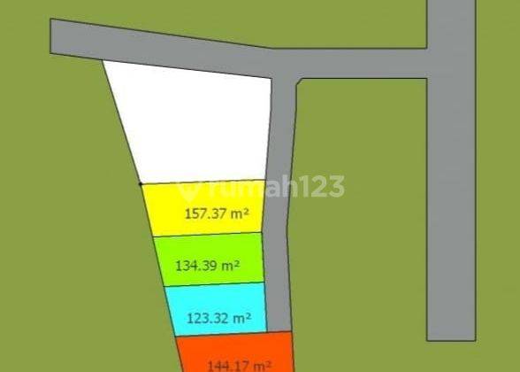 tanah luas 144m2 dekat pasar pakem jl kaliurang km16  atau utara uii 2