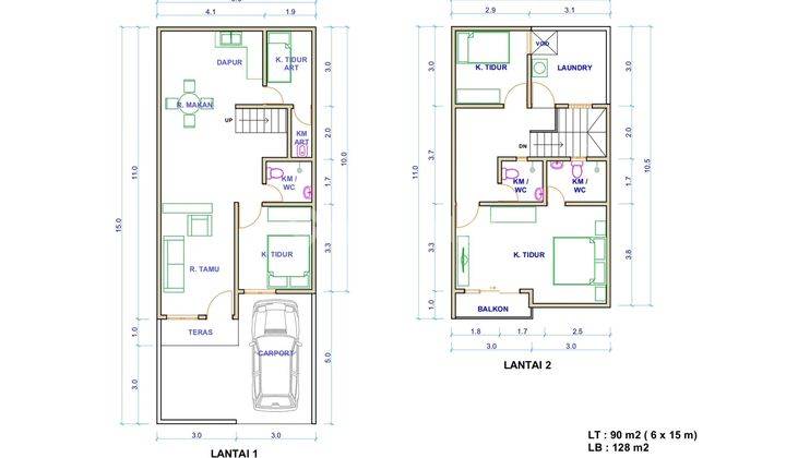 Rumah Baru Metland Lt 90 Lb 128 Murah  2