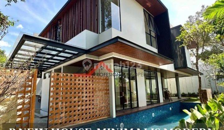 Rumah Mewah minimalis modern kemang jakarta selatan 1