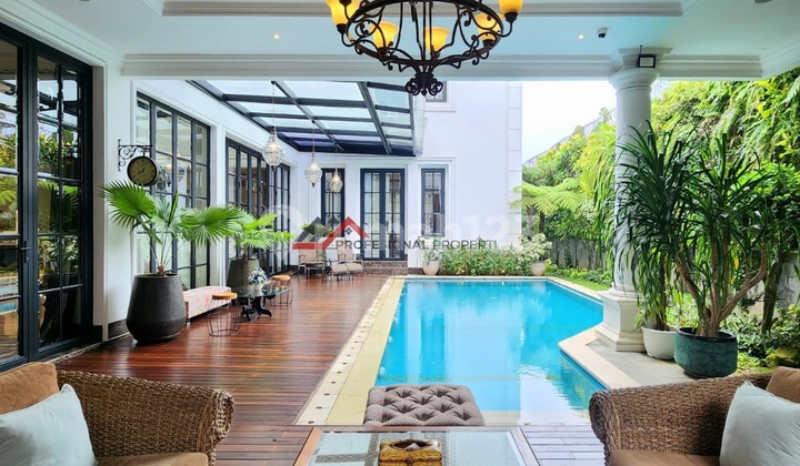 Rumah Mewah Full Furnished With Private Lift Di Kemang Jakarta