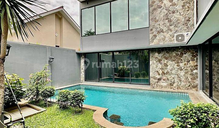 Rumah Modern Minimalis With Private Pool Pejaten Barat -jaksel .  1