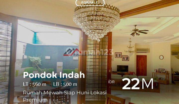 KAWASAN ELIT PONDOK INDAH JAKARTA SELATAN Rumah SHM Bagus 1