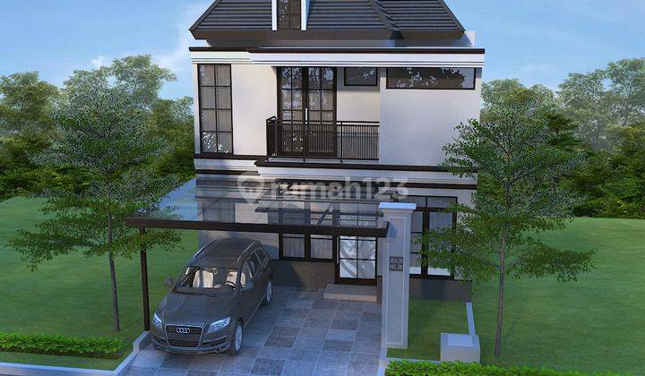 Rumah 2 Lantai Bagus Unfurnished SHM di Dijual Rumah Grand Pakuwon Cluster Canberra Surabaya New , Surabaya Dekat Dengan Margomulyo,gresok 1