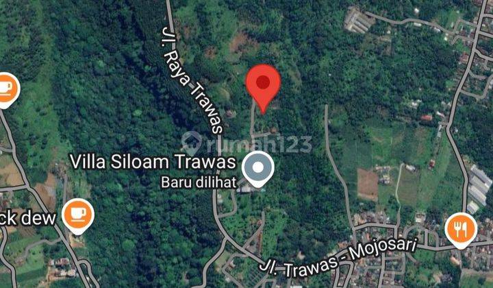 Dijual tanah di Trawas  cocok buat villa 2