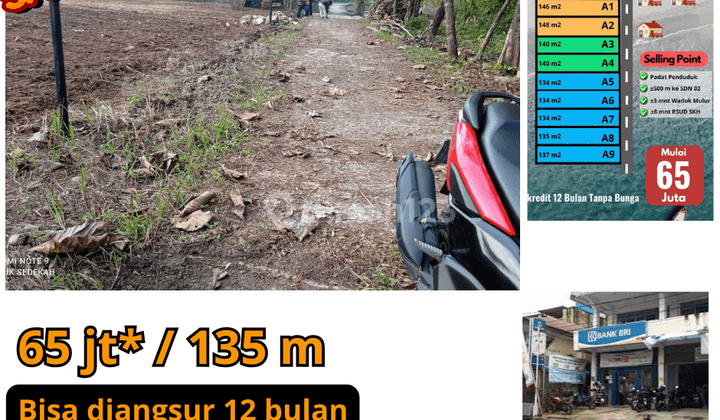 Tanah SHM 135 m² Mulur Sukoharjo Jawa Tengah 1