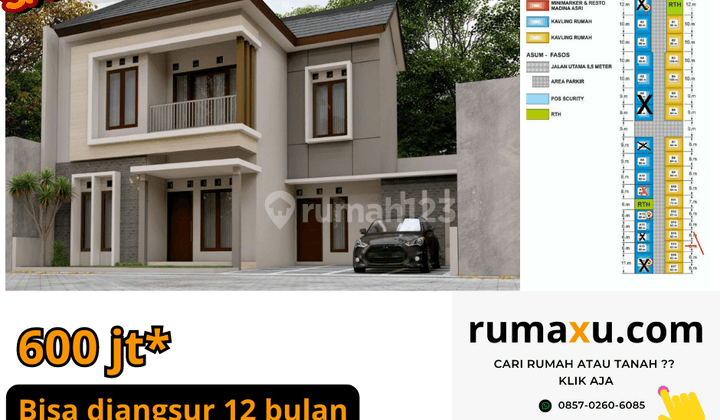 Rumah Baru Furnished SHM di Baki, Sukoharjo 1