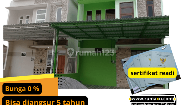 Rumah 2 Lantai Baru Furnished SHM Mojolaban Sukoharjo Jawa Tengah 1