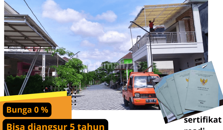 Rumah 2 Lantai Baru Furnished SHM Mojolaban Sukoharjo  2