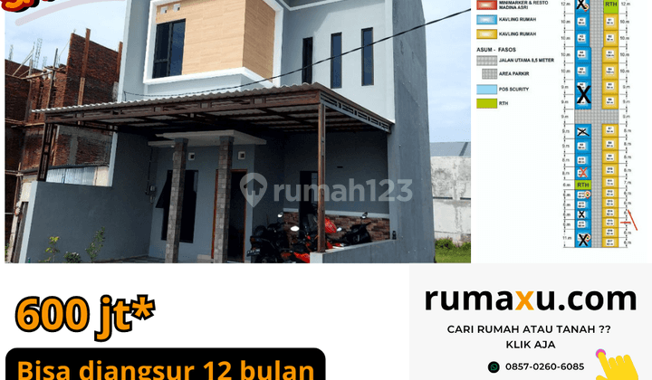 Rumah 2 Lantai Baru Furnished SHM Solobaru Sukoharjo Jawa Tengah 1