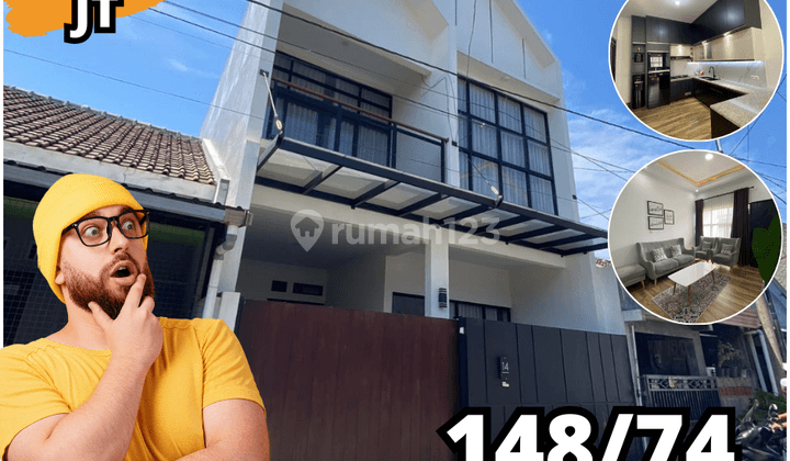 Rumah 2 Lantai Baru Furnished SHM di Sanggrahan Grogol Sukoharjo 1