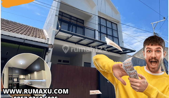 Rumah 2 Lantai Baru Furnished SHM 2 Menit Toko Herbal Alghuroba 1