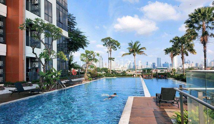 Dijual Cepat Harga Terjangkau Apartemen Permata Hijau Suites 2 Br 1 Bathroom View City 1