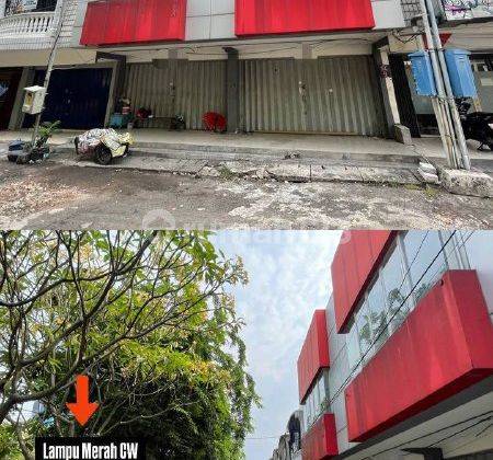 tampak depan 2 ruko jejer di darmo