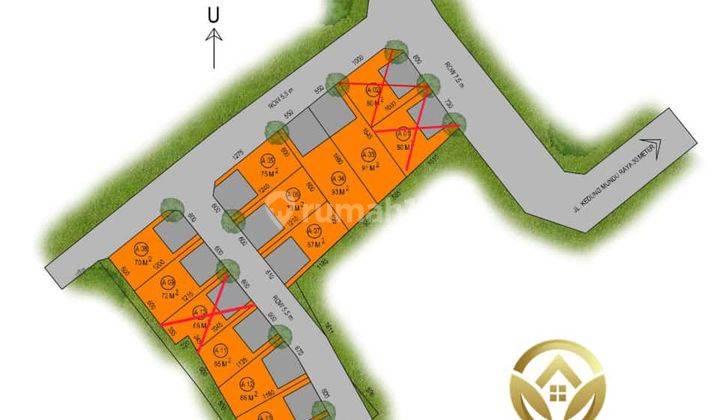 Dijual Hunian Cantik Cluster De Villa Kedungmundu,Sambiroto,Semarang Timur 3