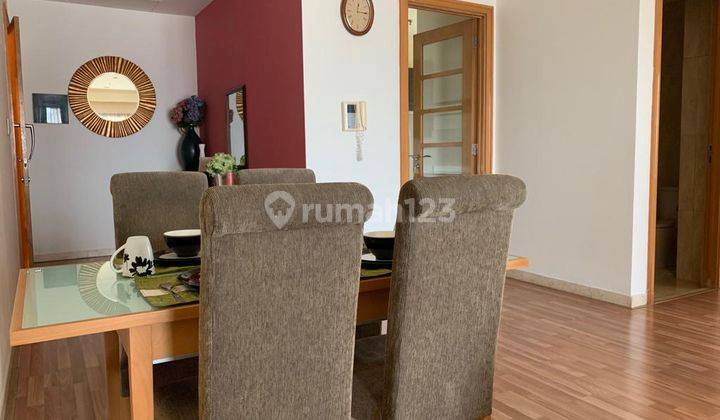 Apartment Lokasi Prestise Harga Paling Murah 2 BR 95m2 Terawat, View Cantik di Senayan Residence,  Apartment